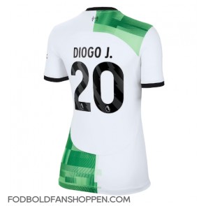 Liverpool Diogo Jota #20 Udebanetrøje Dame 2023-24 Kortærmet